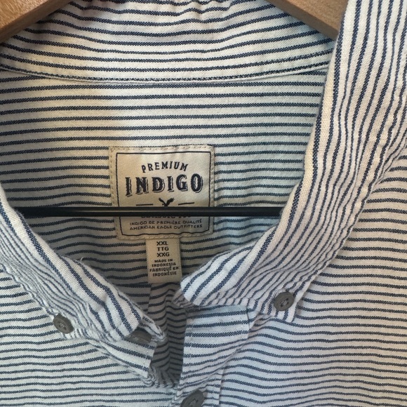 American eagle indigo button up - Picture 3 of 4